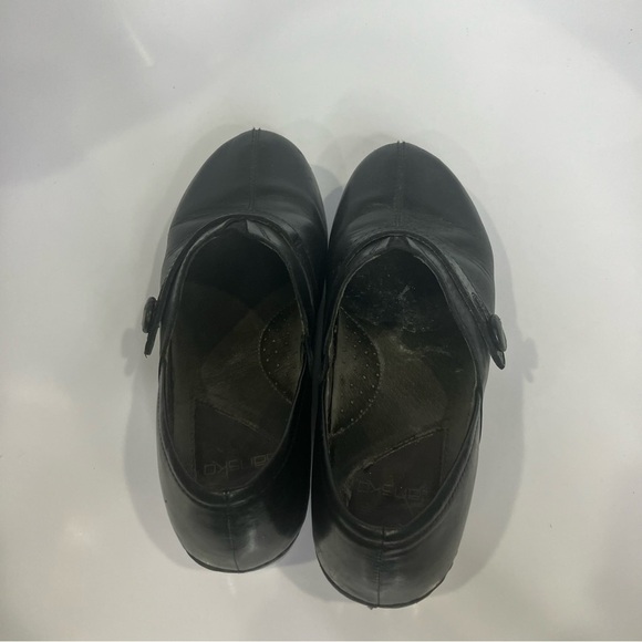 Dansko‎ black leather buckle clogs size 38 - Picture 5 of 8